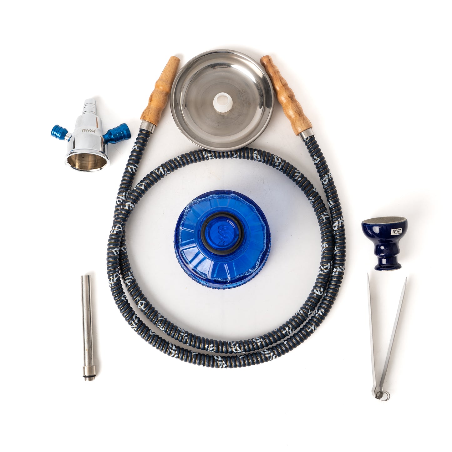 MYA Bacci Hookah - Dark Blue