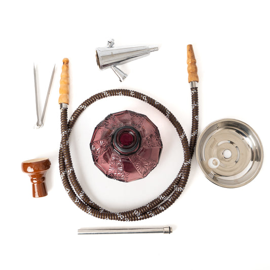 MYA Fedora Hookah - Light Purple