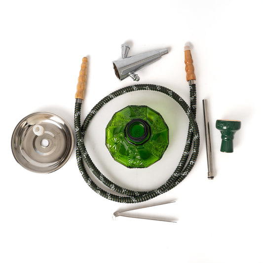 MYA Fedora Hookah - Olive Green