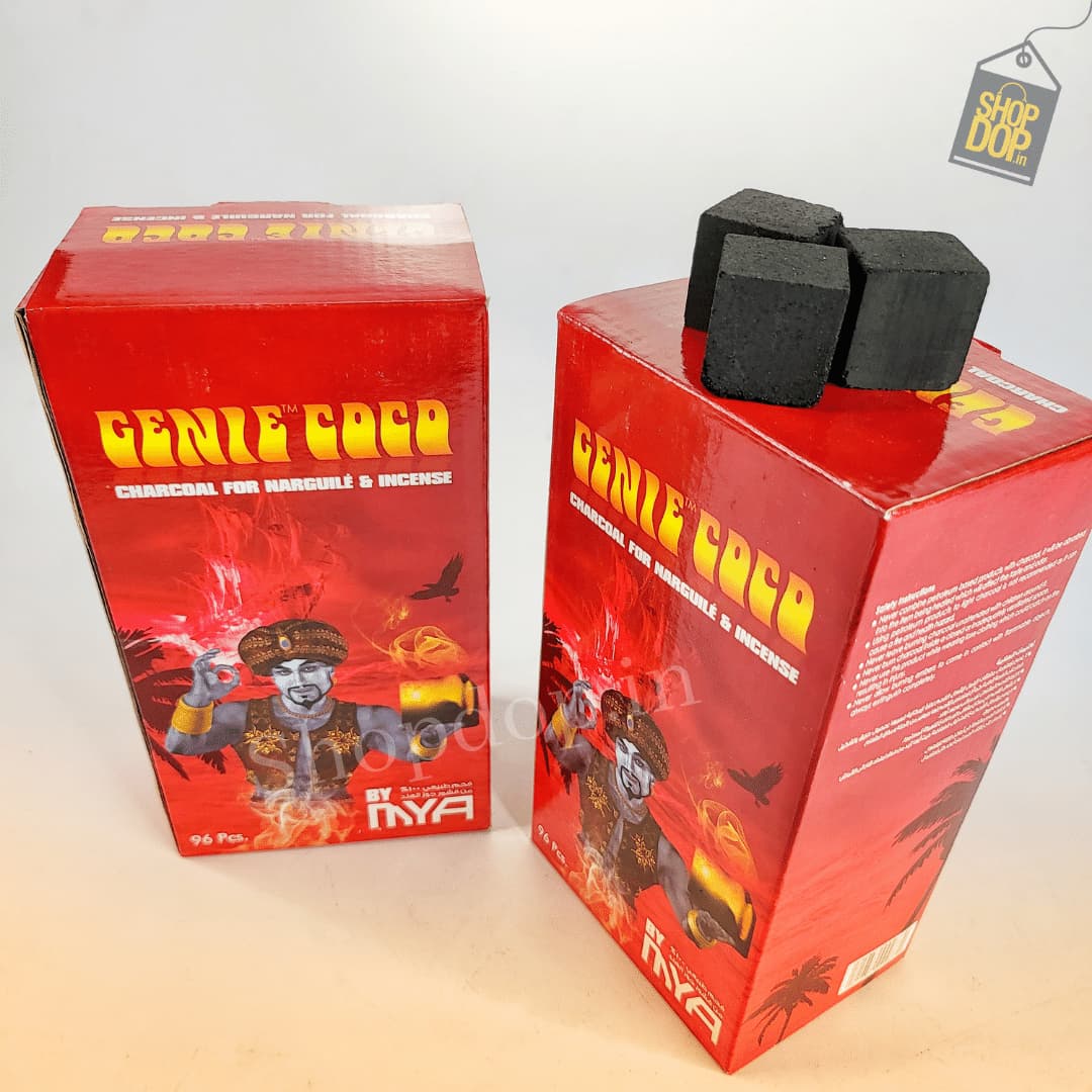 MYA Genie Hookah Coconut Charcoal 1 KG - 96pcs
