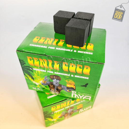 MYA Genie Hookah Coconut Charcoal 500g - 36pcs
