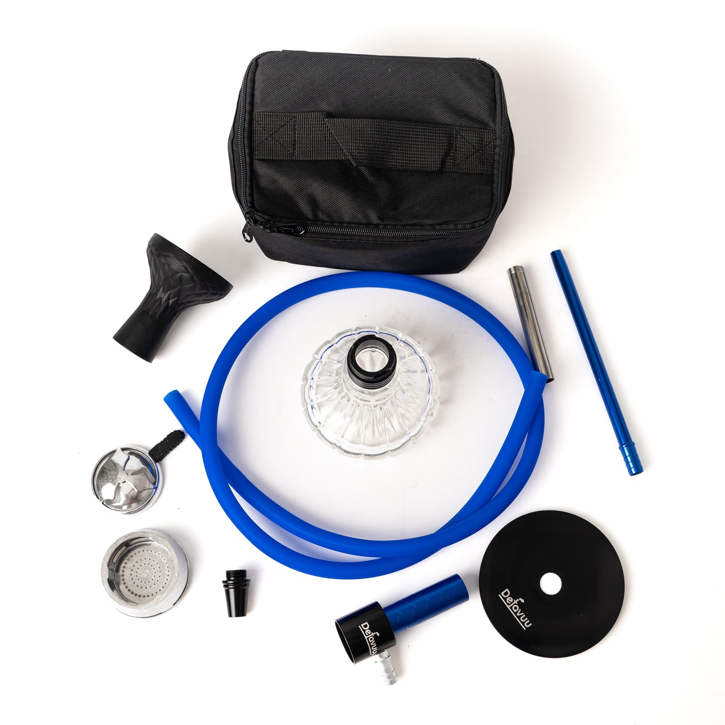 Miniature 2.0 Hookah with Travel Bag - Blue