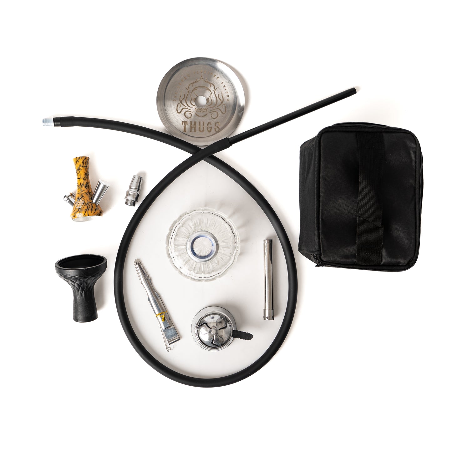 Minion X Hookah with Bag - Golden