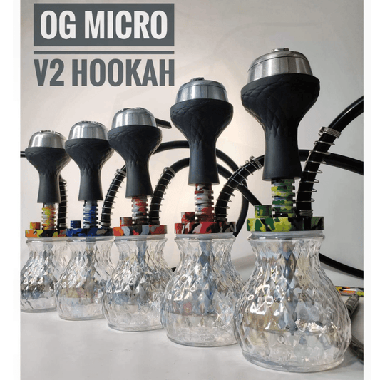 og Micro V2 Hookah with Travel Bag -Collection