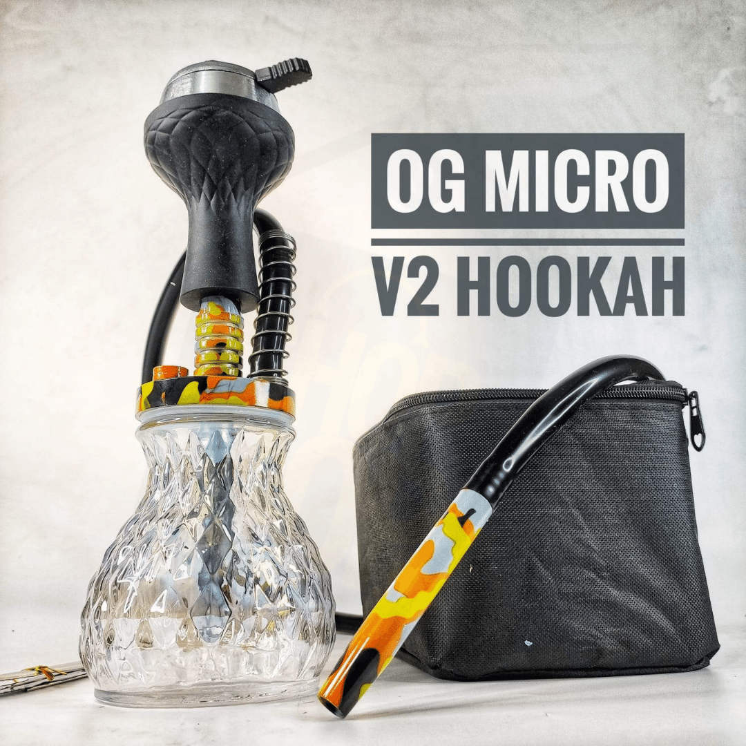 og Micro V2 Hookah with Travel Bag