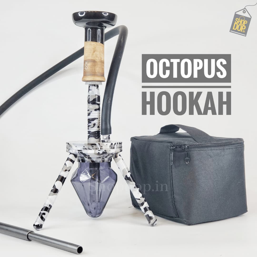 Mini Octopus Hookah Compact Design shopdop.in