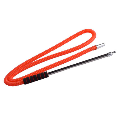PVC Metal Handle Hookah Pipe - Red