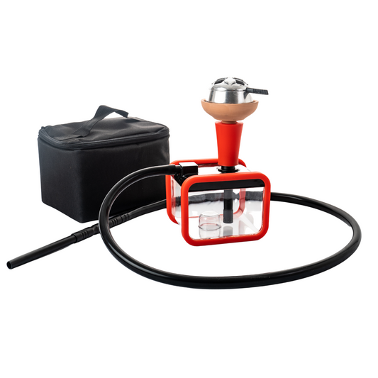 Panzer Hookah with Bag - Red