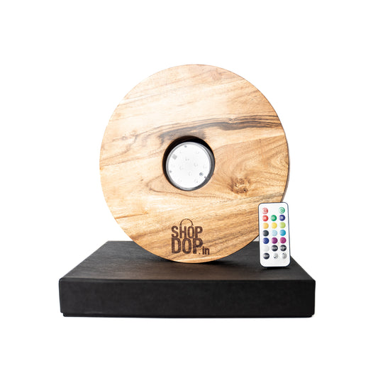 Peru Hookah Wooden Base in Box with LED Light