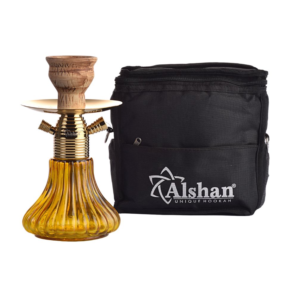 Quantum Gold Hookah with Travel Bag