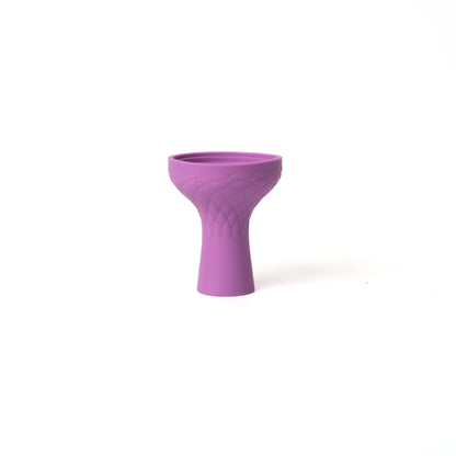 Unbreakable Silicone Chillum for Hookah - Purple
