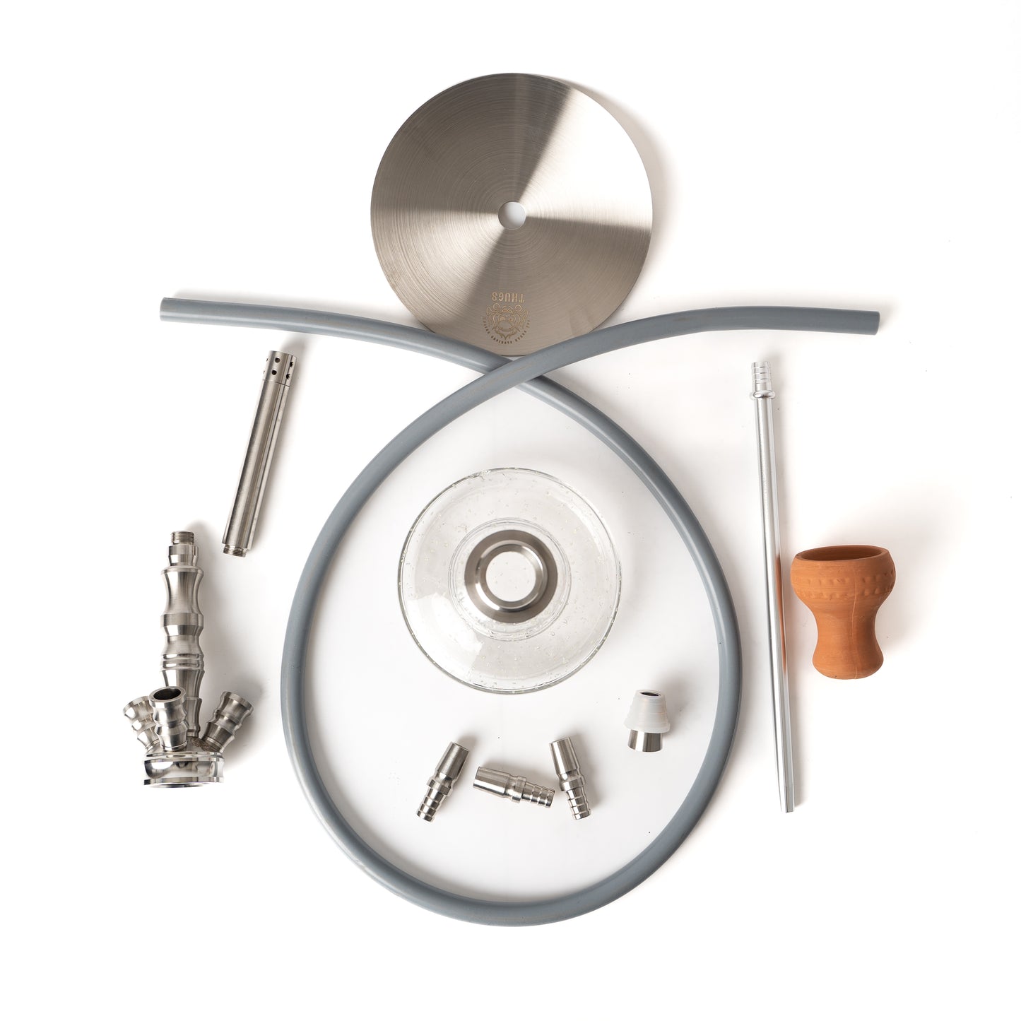 TGF 3 Pipe Hookah - Radium Base