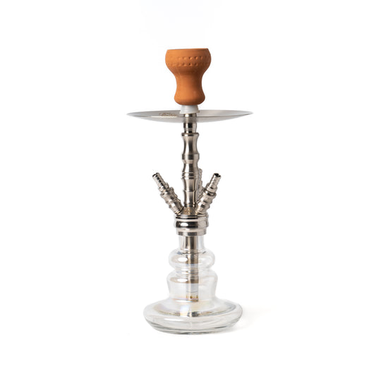 TGF 3 Pipe Hookah - Transparent Base