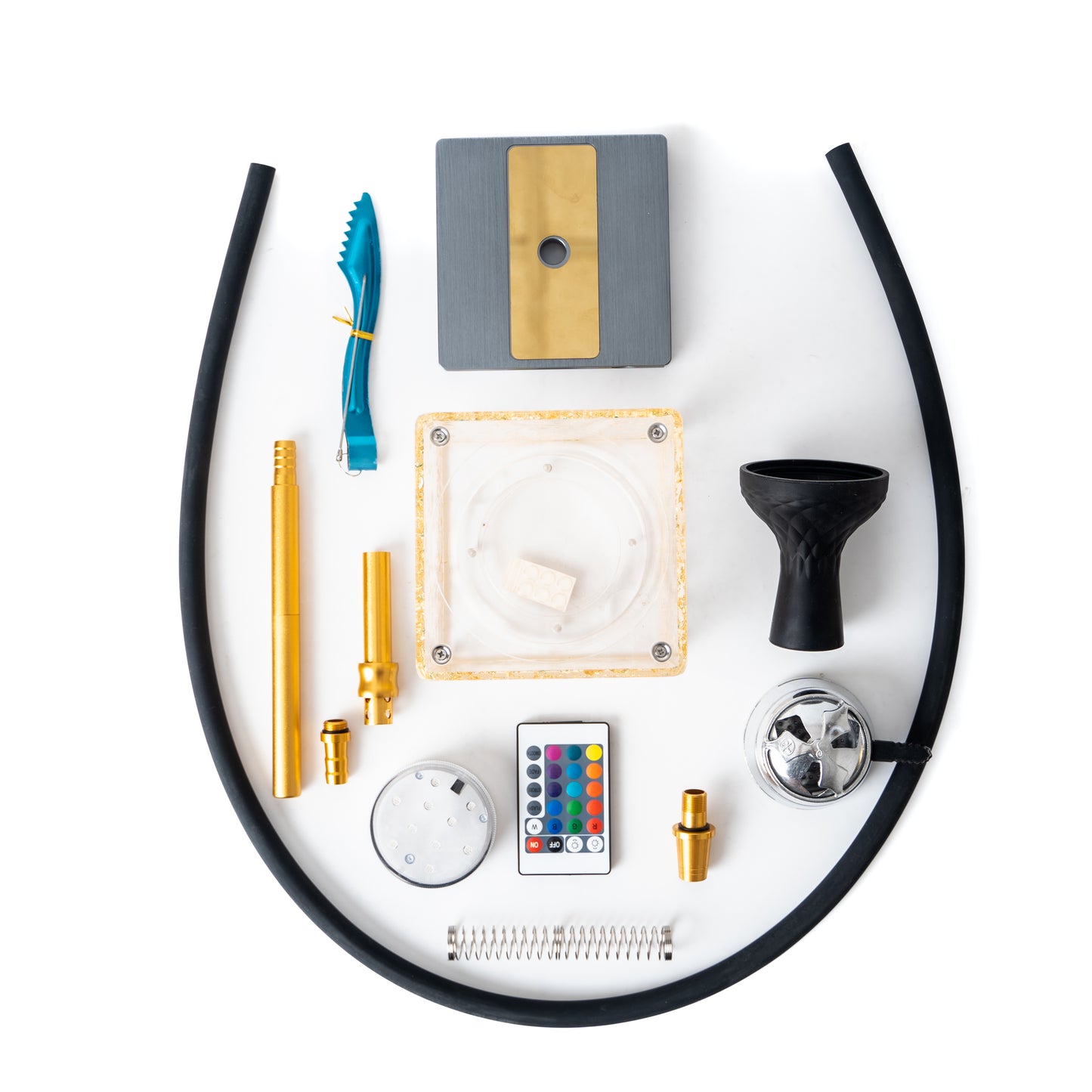 Thugs Mini Acrylic Proton Hookah with LED Light