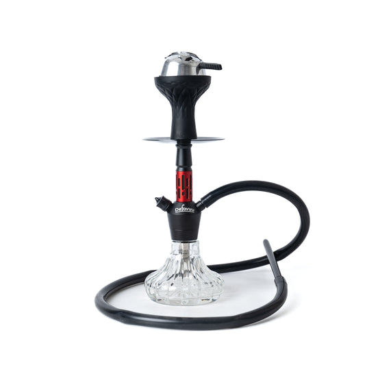Tuffy Hookah with Travel Bag - Red