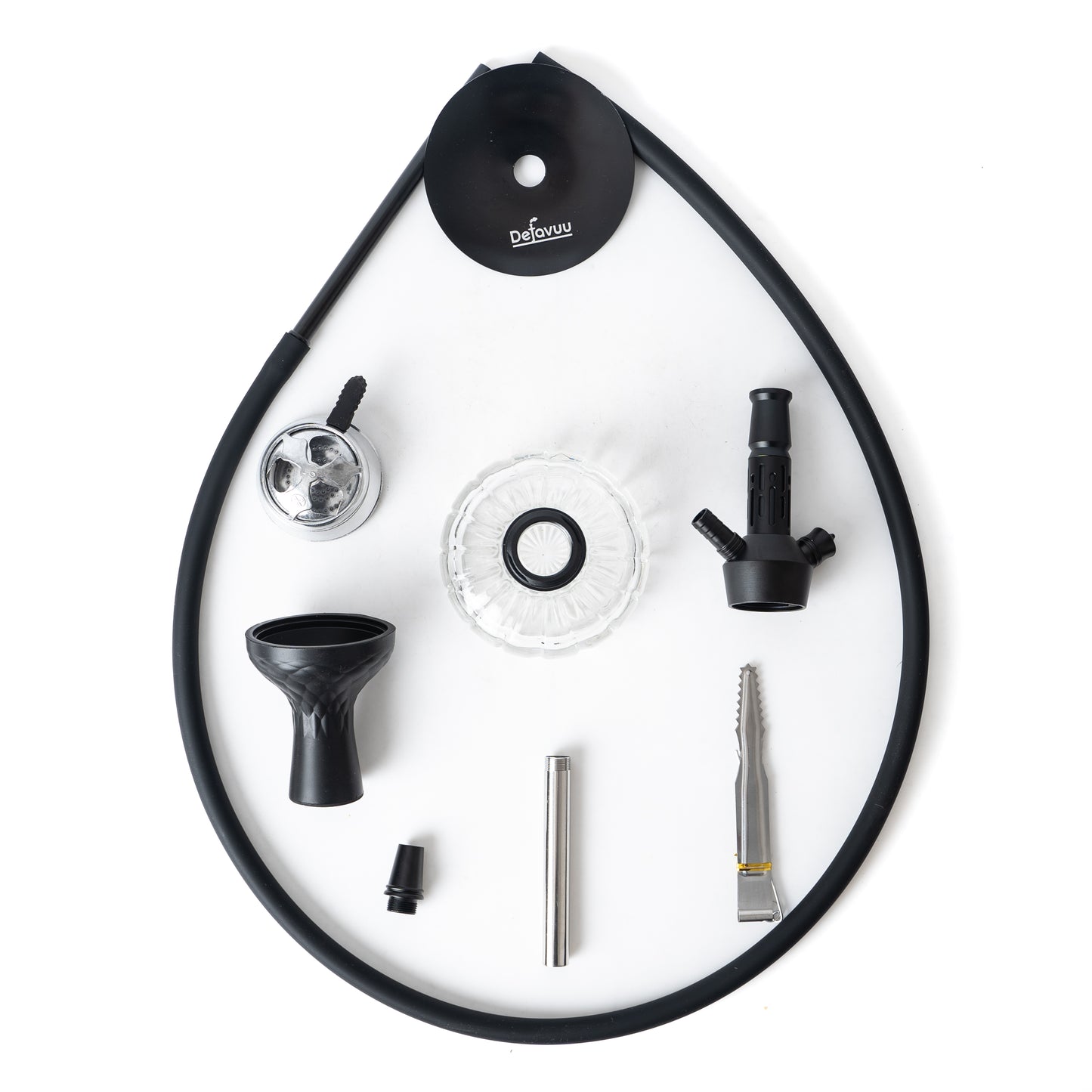 Tuffy Hookah with Travel Bag - Black