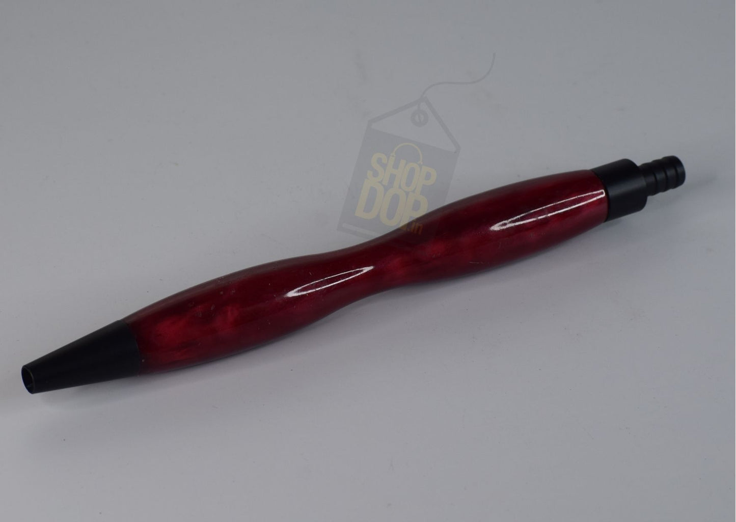 Silicone Pipe wooden handle (handle only) - shopdop.in