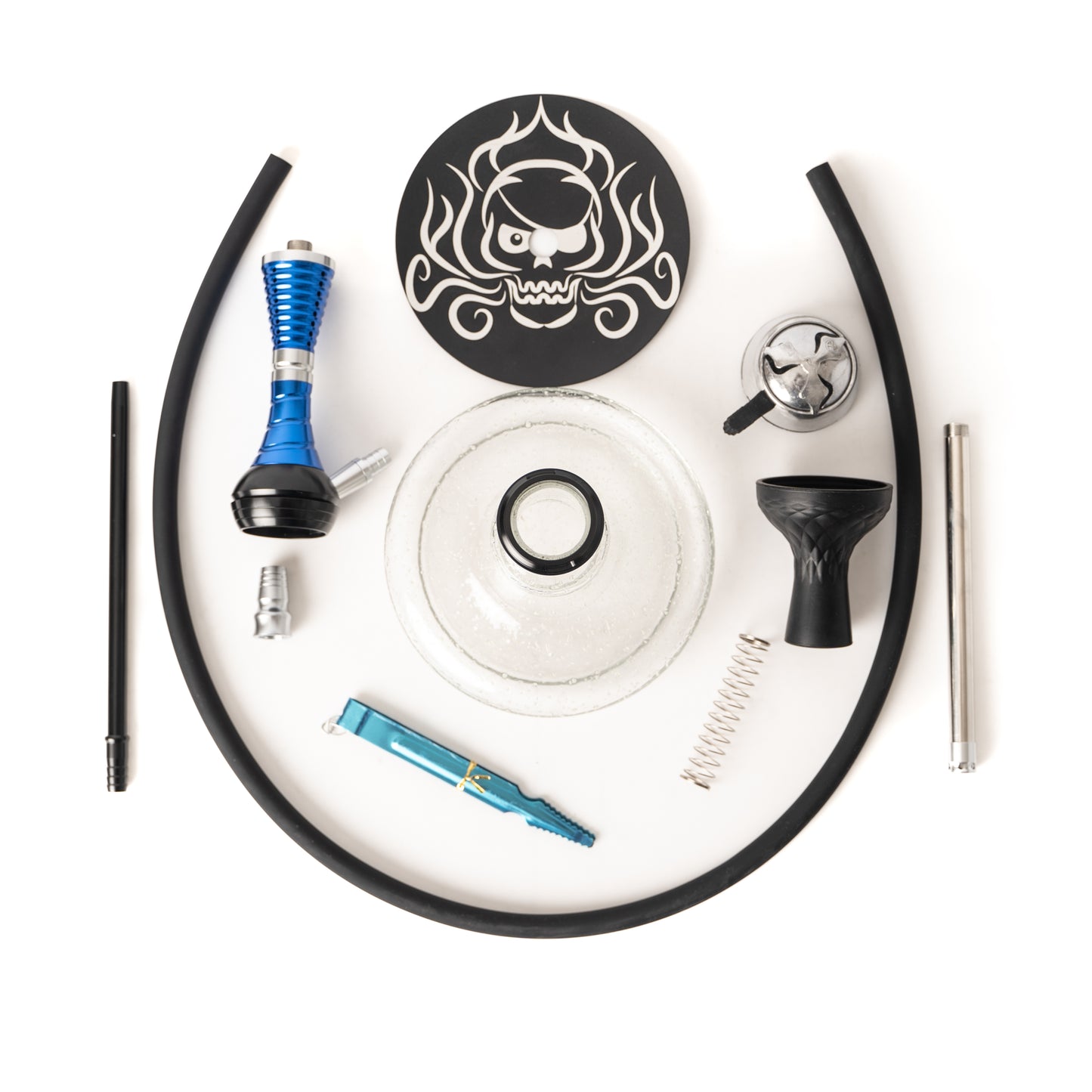 Veto Hookah with Radium Base - Blue