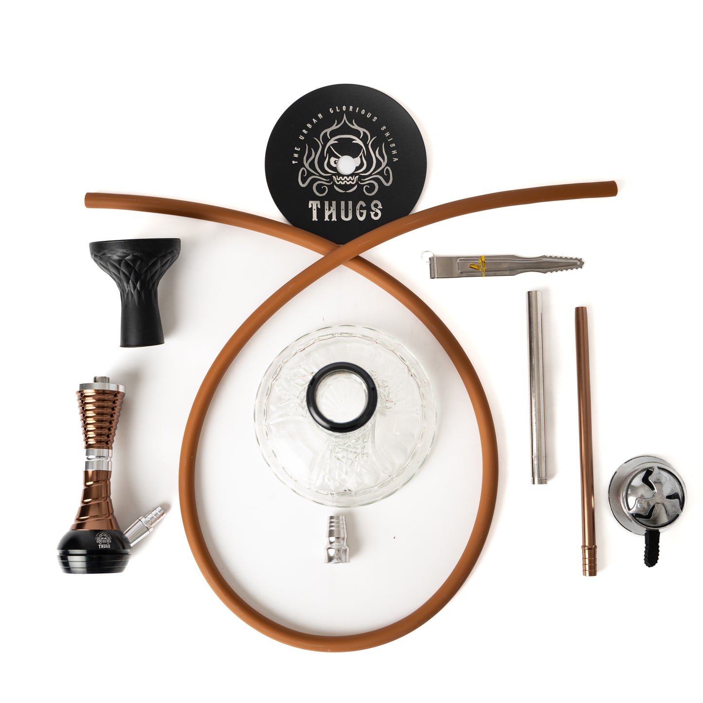 Web Streak Hookah - Brown Body Parts Components