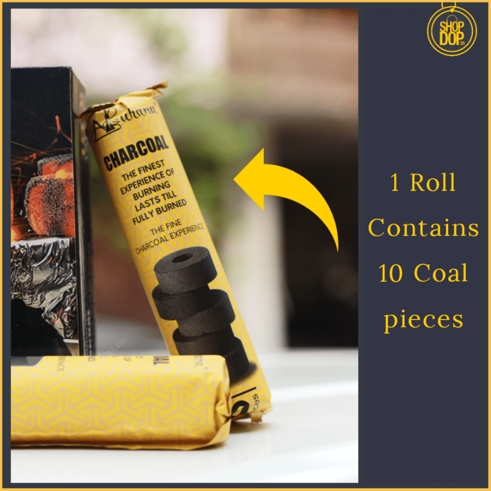 Alsuhana Polo Magic Coal for Hookah - Pack of 10 Rolls (100pcs) - shopdop.in