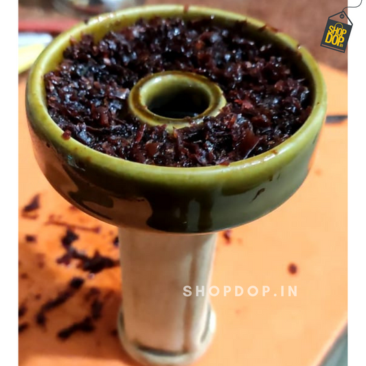 Symphony Phunnel Terracotta Hookah Chillum – Ceramic face - shopdop.in