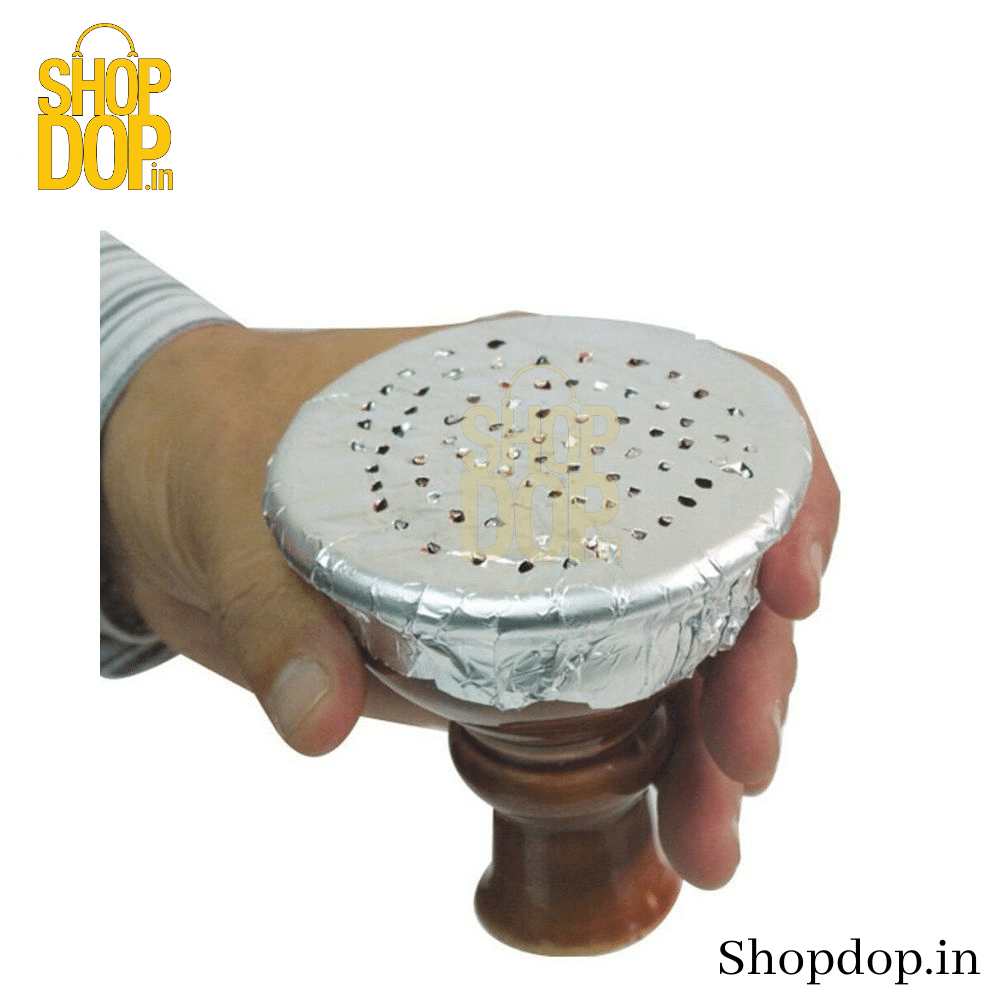 COCOYAYA Precut Aluminium Foil Paper for Hookah (50 Pcs) - shopdop.in
