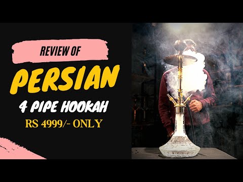 Persian Hookah (4 Pipe) - Golden