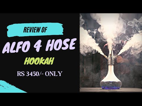 Alfo 4 Hose Hookah - Black
