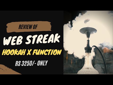 Web Streak Hookah - Brown
