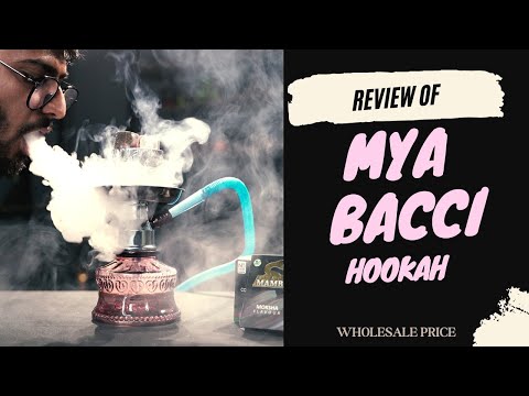 MYA Bacci हुक्का - हल्का बैंगनी