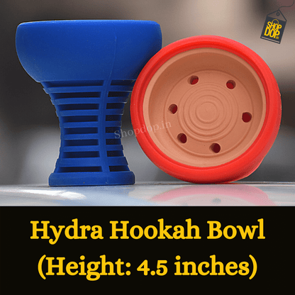 Hydra Chillum / Bowl (Silicone Covered Clay) - shopdop.in
