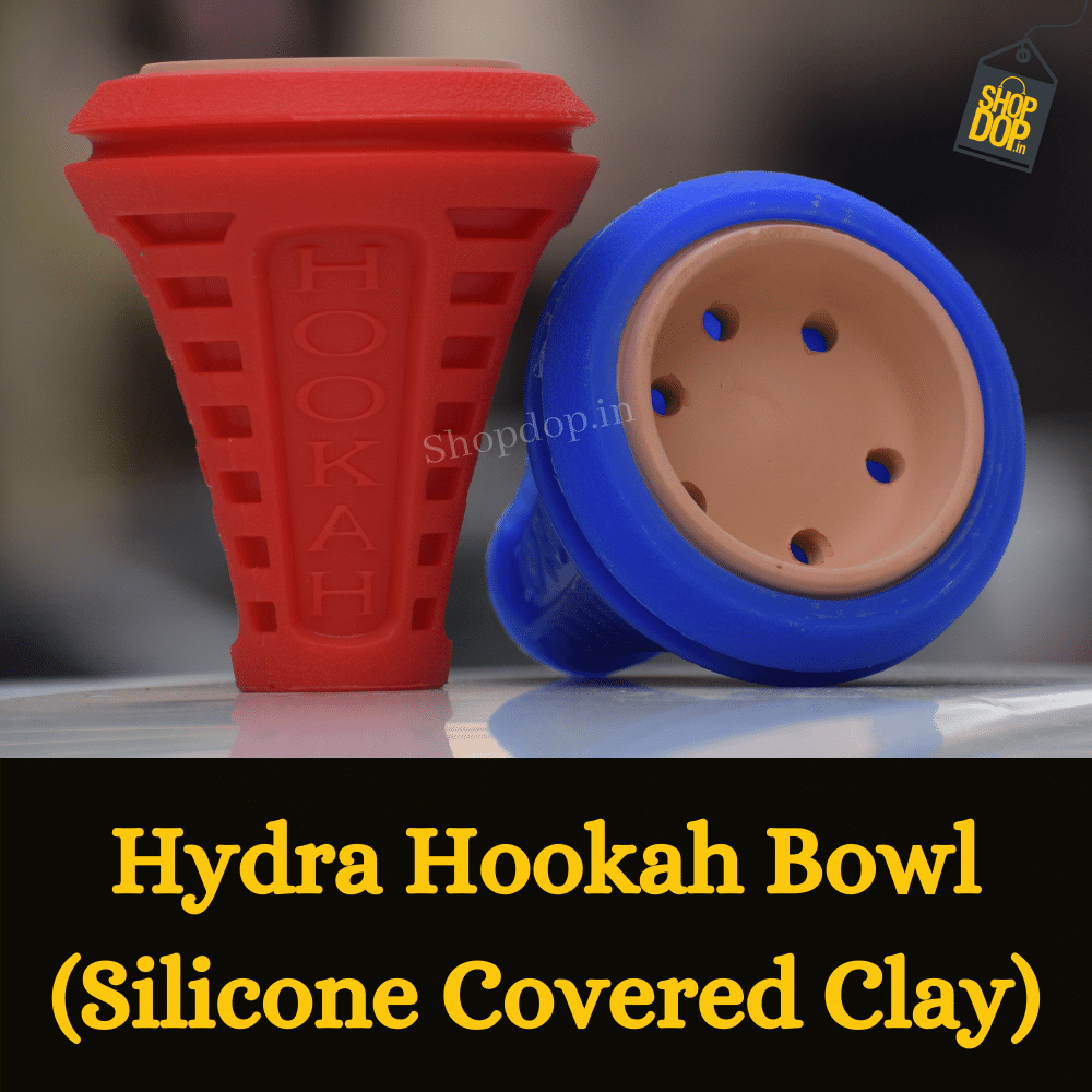 Hydra Chillum / Bowl (Silicone Covered Clay) - shopdop.in