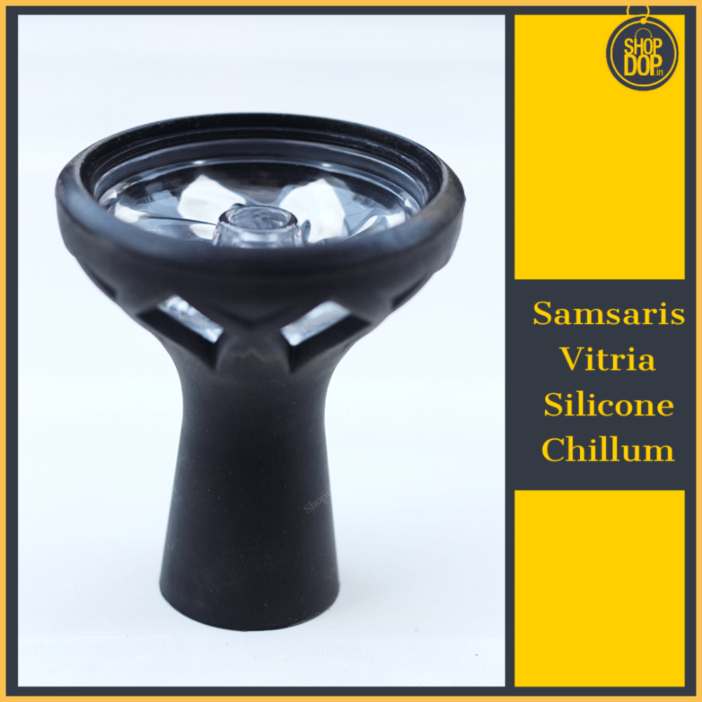 Xamsari Vitria Silicone Hookah Chillum - shopdop.in
