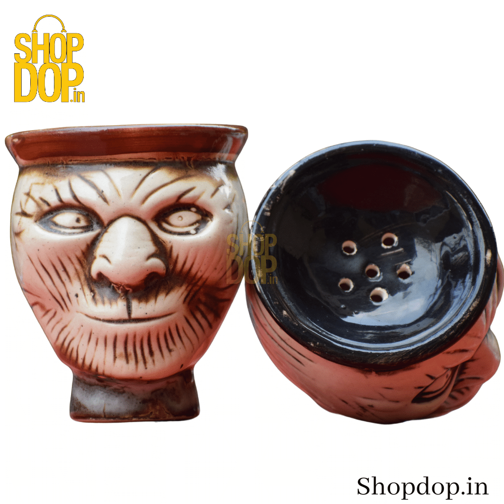Ceramic Khamoon Hookah Bowl / Chillum - shopdop.in