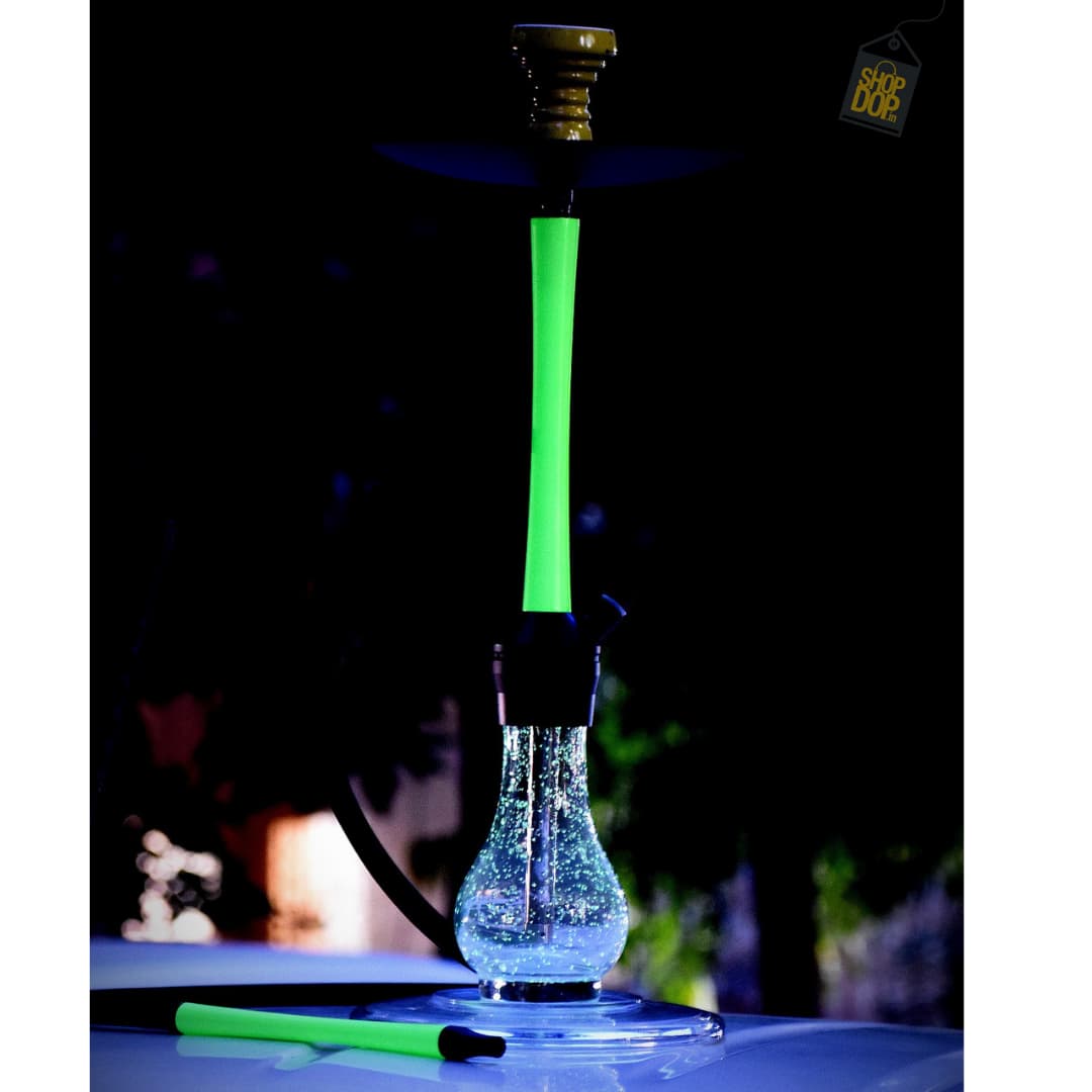Radix X Function Hookah - Glowing Radium Glass Base - shopdop.in