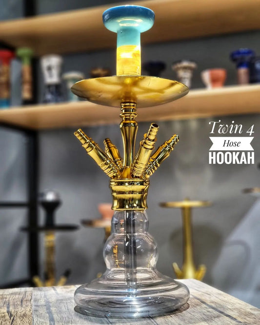 Twin 4 Hose Hookah