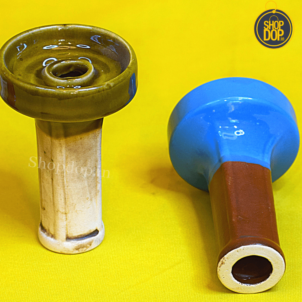 Symphony Phunnel Terracotta Hookah Chillum – Ceramic face - shopdop.in