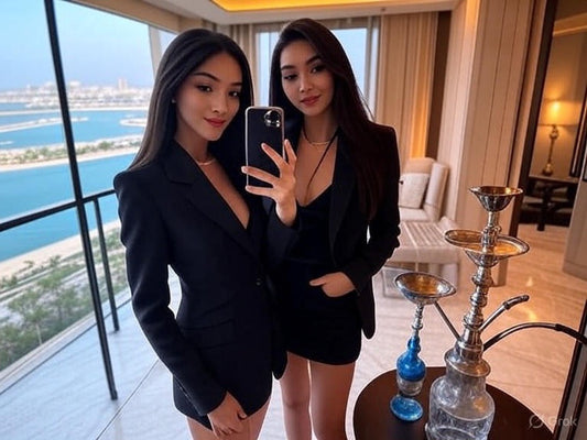 ShopDop Customer Lives the Luxe Life at Palm Jumeir