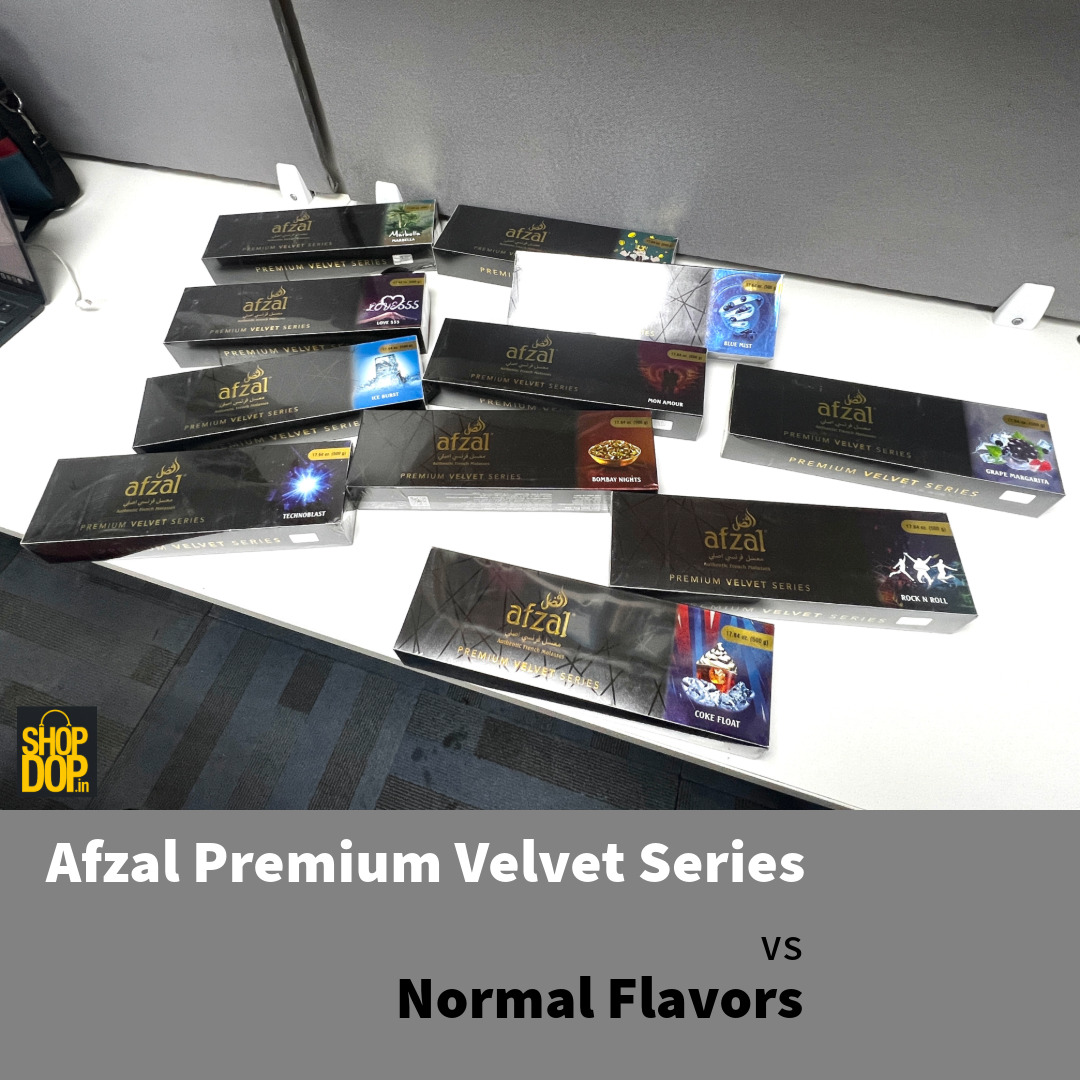 Afzal Premium Velvet Series vs Normal Flavors: kya difference hai?