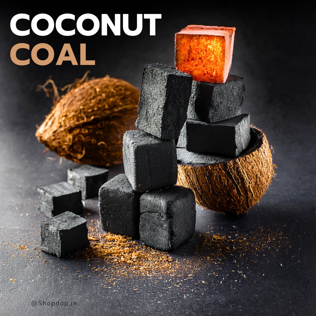 Coconut Charcoal for Hookah - Popular Brands | All Packs – shopdop.in