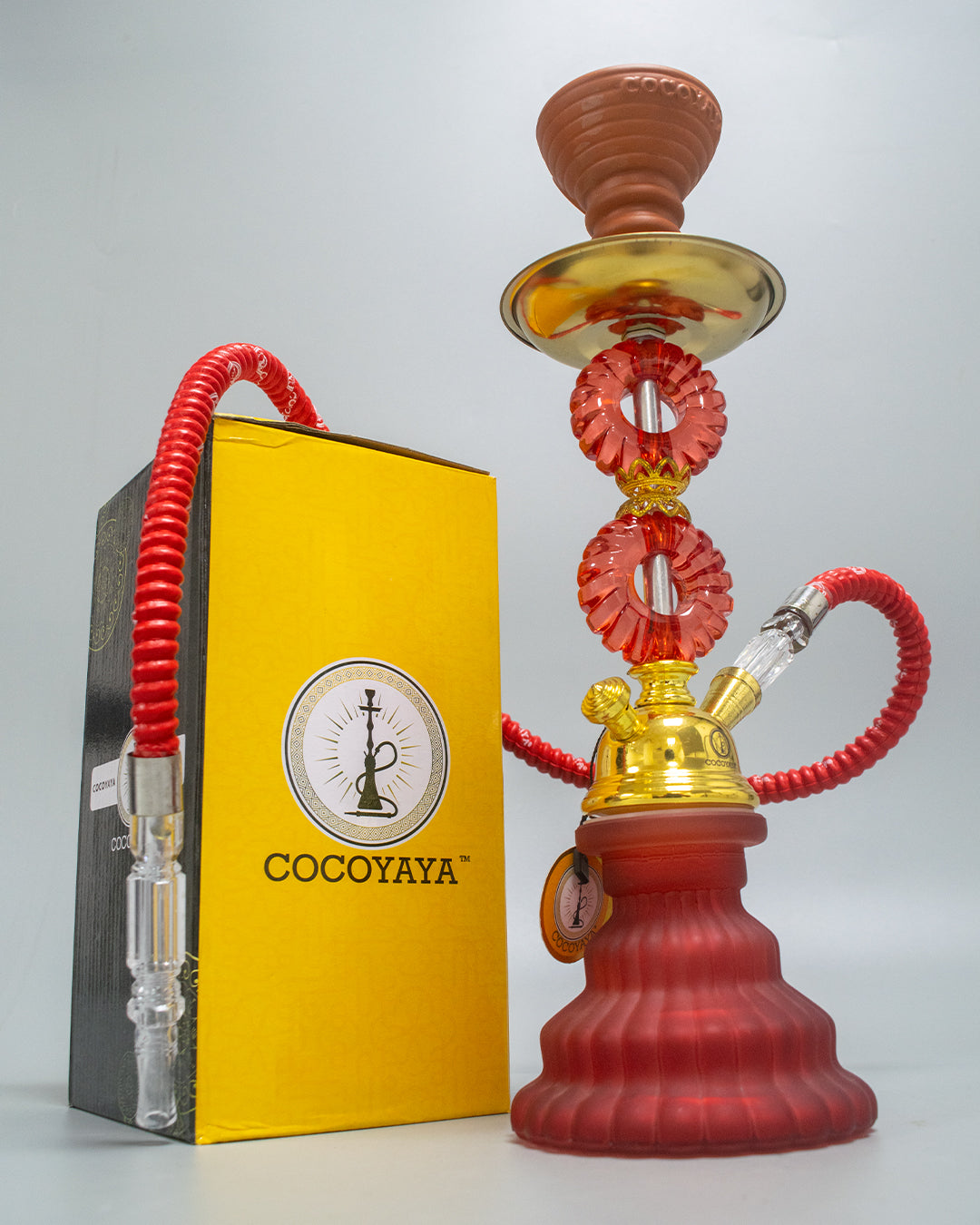 COCOYAYA Pumpkin 1042 Hookah - Red