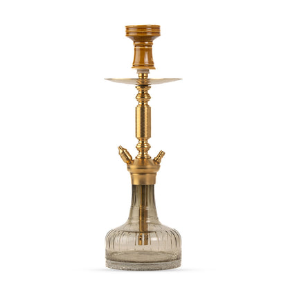 COCOYAYA Valencia Hookah - Golden / Grey Base