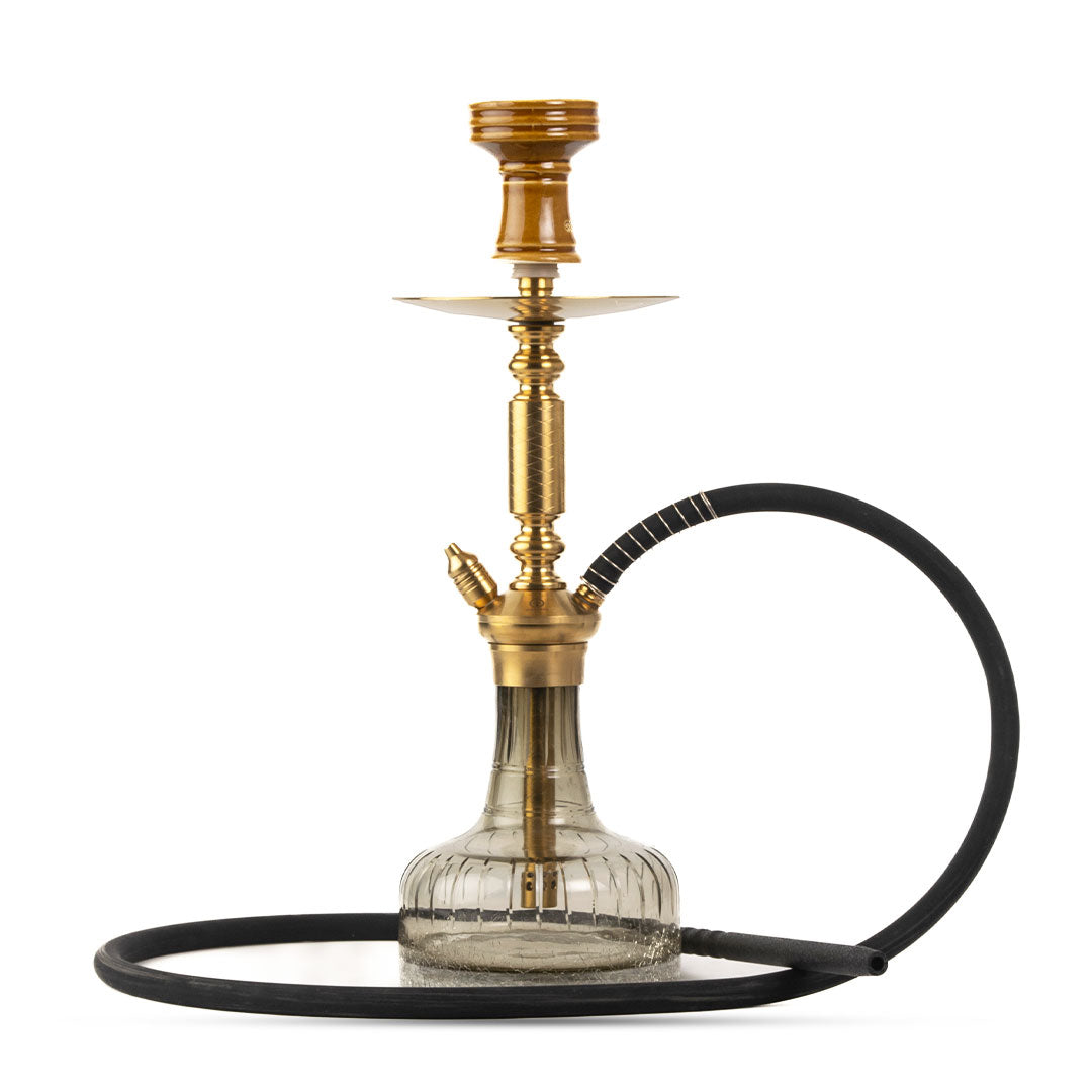 COCOYAYA Valencia Hookah - Golden / Grey Base