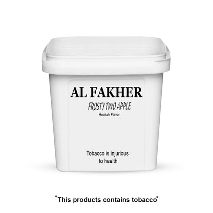 Al Fakher Frosty Two Apple Hookah Flavor - 1kg Bucket