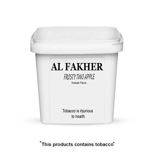 Al Fakher Frosty Two Apple Hookah Flavor - 1kg Bucket