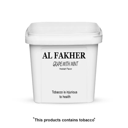 Al Fakher Grape with Mint Hookah Flavor - 1kg Bucket