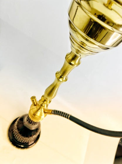 COCOYAYA Gamaliya Persia Hookah - Golden Stem / Black Base