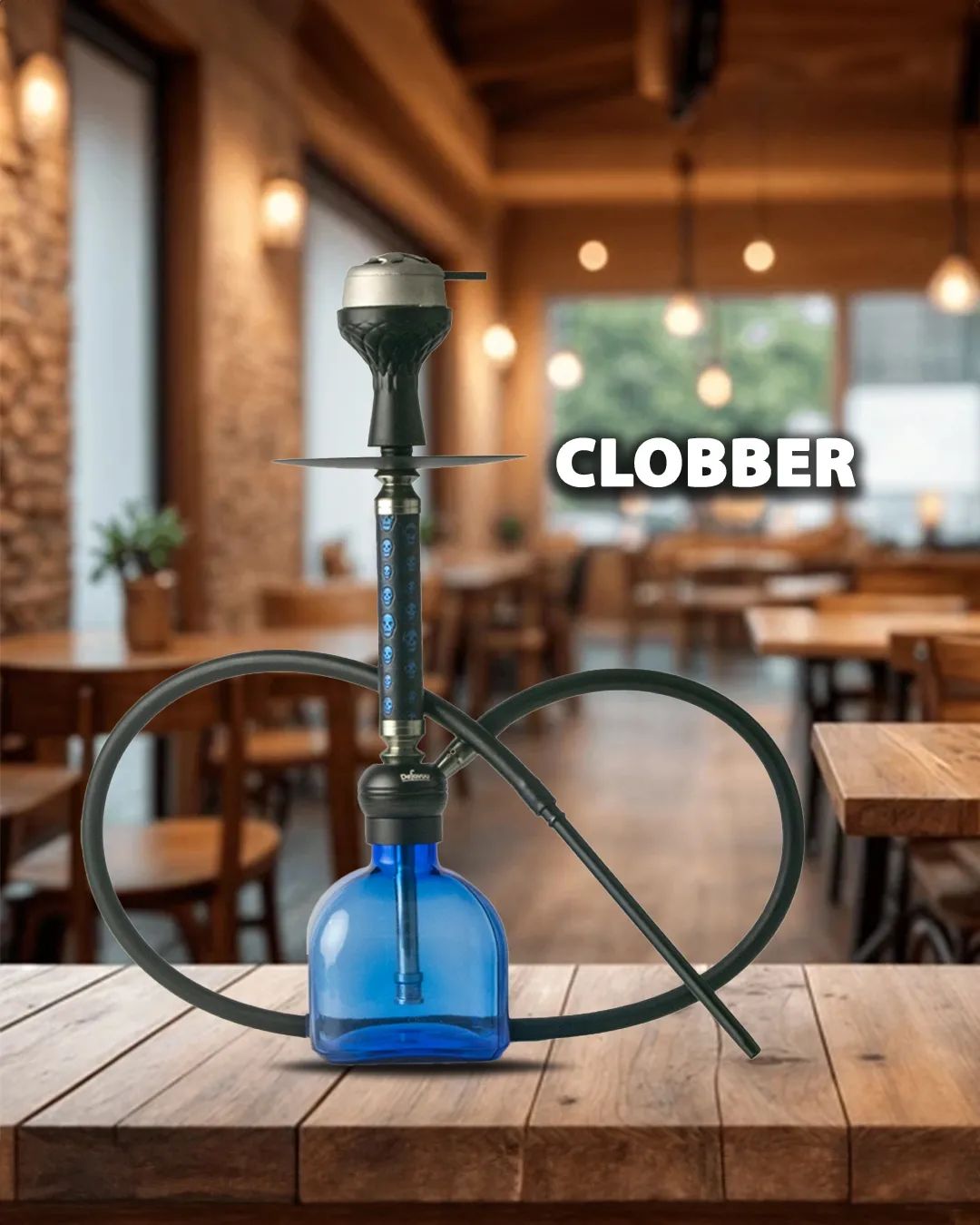 Clobber X-Function Hookah - Blue