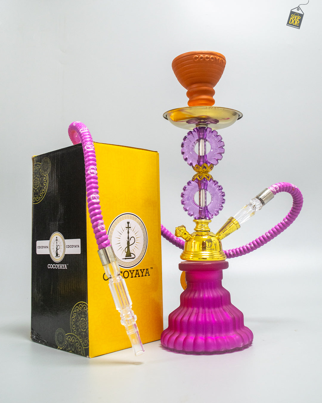 COCOYAYA Pumpkin 1042 -4 Hookah - Purple