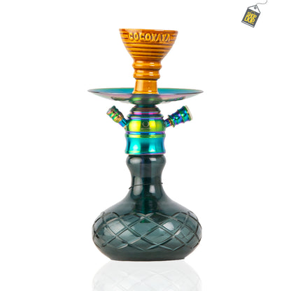 COCOYAYA X17 Hookah - Rainbow Stem / Black Base